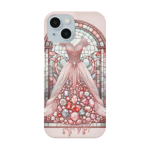 宝石ドレス pink iPhone Smartphone Case