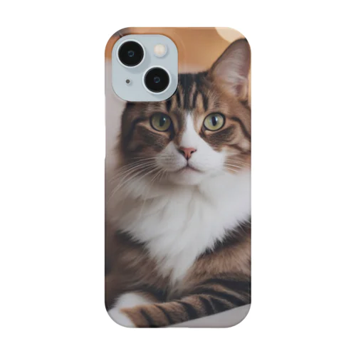 クールな猫 iPhone Smartphone Case