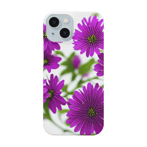 お庭で輝く美しい花々を、AIがさらに魅力的に加工✨ iPhone Smartphone Case
