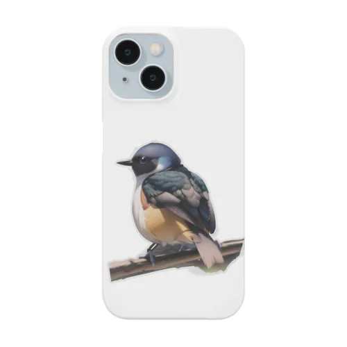 可愛らしいジョウビタキ iPhone Smartphone Case