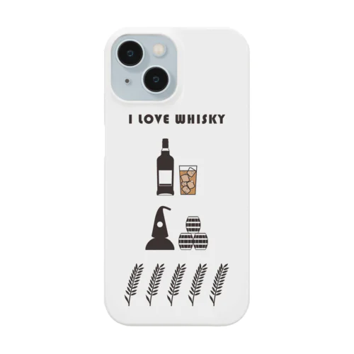 I LOVE WHISKEY-03 iPhone Smartphone Case