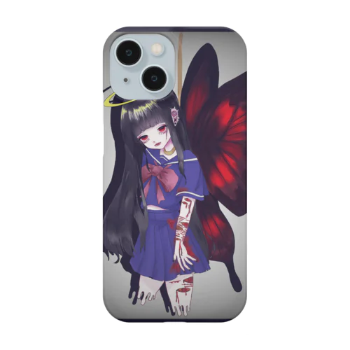 ダークな少女 iPhone Smartphone Case