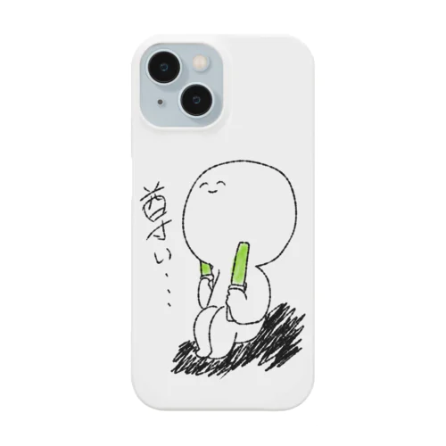 推しが尊い（緑） iPhone Smartphone Case