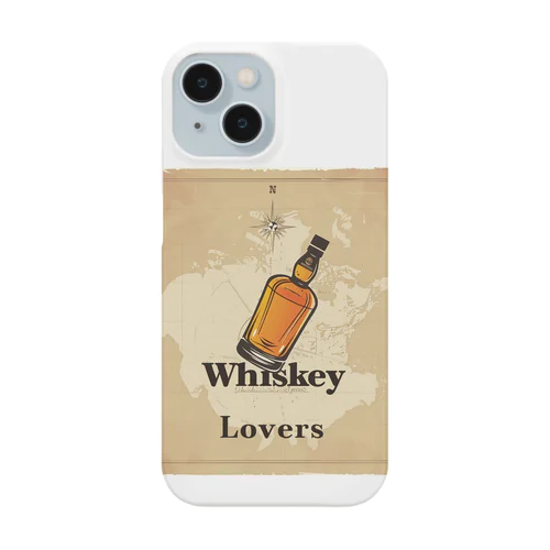Whisky Lovers(地図デザイン） iPhone Smartphone Case