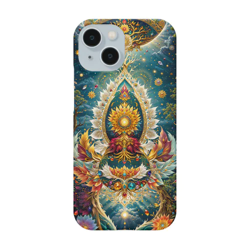 開運　曼荼羅樹 iPhone Smartphone Case