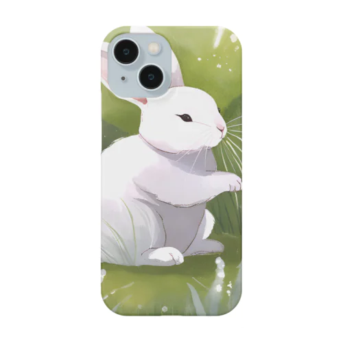 うさぎのお散歩 iPhone Smartphone Case