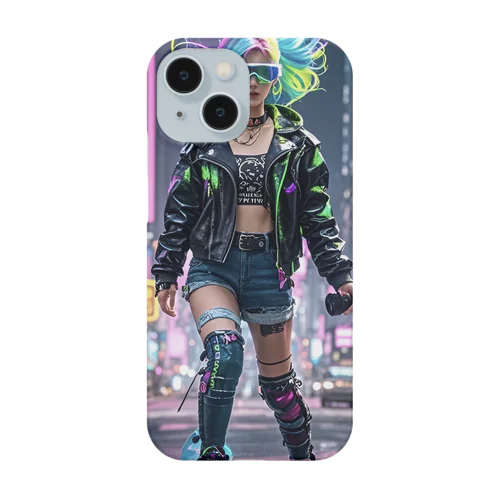 CyberPunk CoolGirl iPhone Smartphone Case