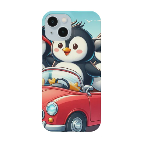 ペンギン達のドライブ iPhone Smartphone Case