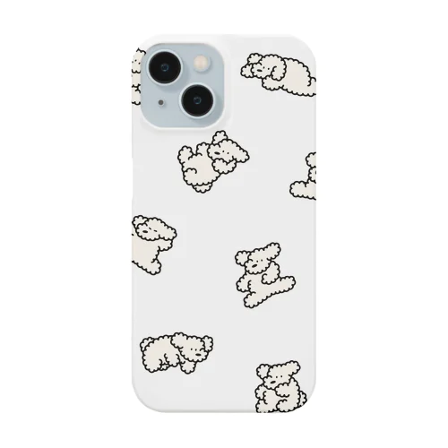 犬とおやすみ(もふもふ) iPhone Smartphone Case