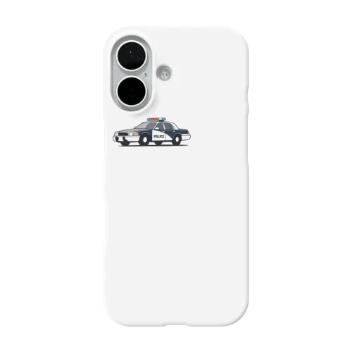 シンプルパトカー① iPhone Smartphone Case
