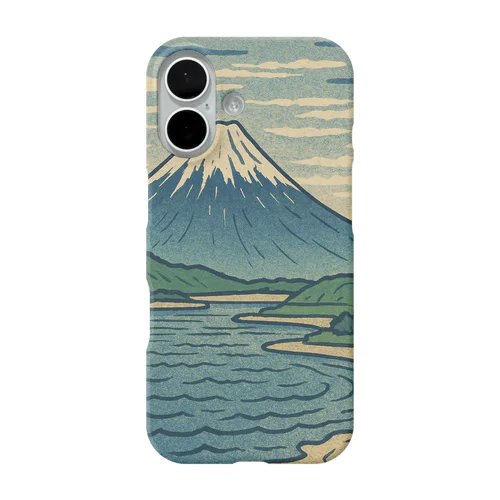 蒼天の富士 iPhone Smartphone Case