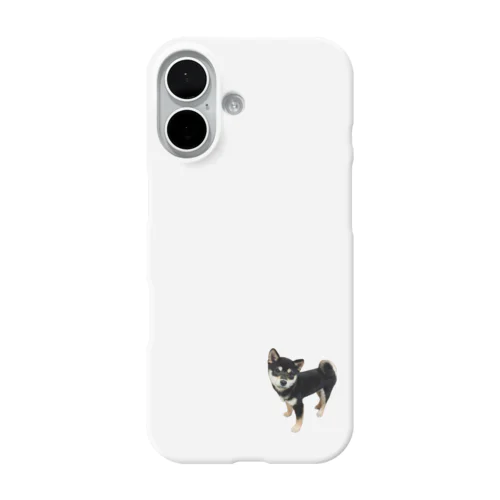 黒柴　ルー君 iPhone Smartphone Case