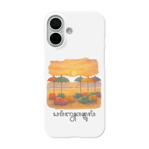 旅するスミニャックビーチ iPhone Smartphone Case