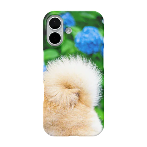 しっぽと紫陽花 iPhone Smartphone Case