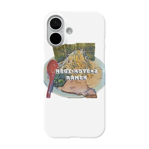 ネギラーメンコテコテ(背脂増し) iPhone Smartphone Case