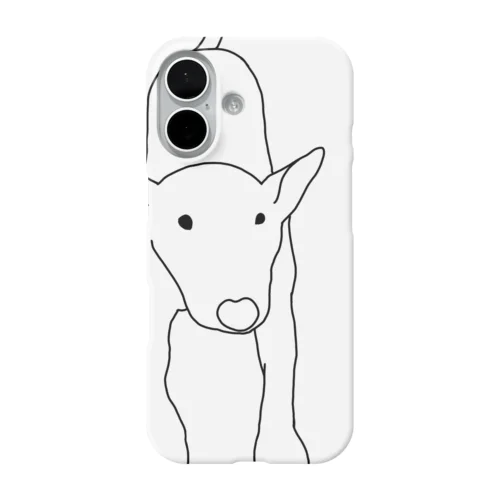 ふりふりブルテリア iPhone Smartphone Case
