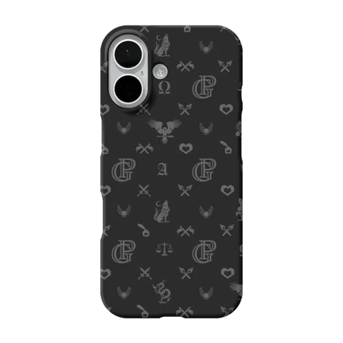 PROGRESSスマホケースモノクロ iPhone Smartphone Case