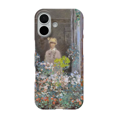クロード・モネ / 1873/ Camille Monet at the Window, Argentuile / Claude Monet iPhone Smartphone Case