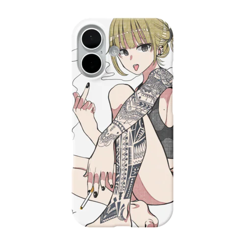 タトゥー姉さん iPhone Smartphone Case