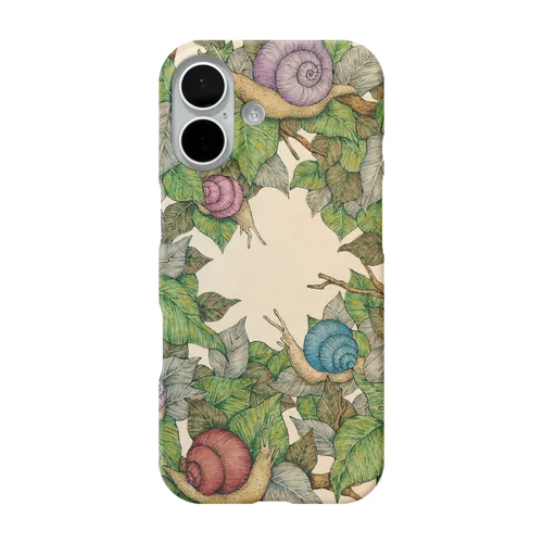 つむり iPhone Smartphone Case
