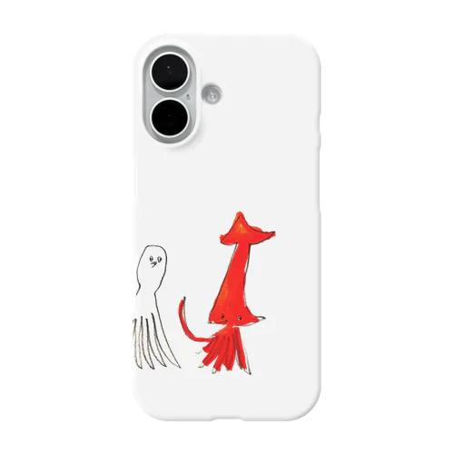 たこいか iPhone Smartphone Case
