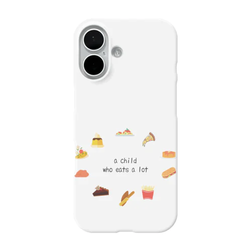 よく食べる子 iPhone Smartphone Case