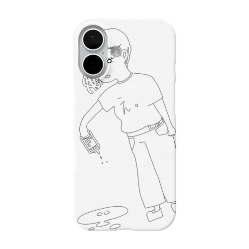 スマホを落としてしもた泣 iPhone Smartphone Case