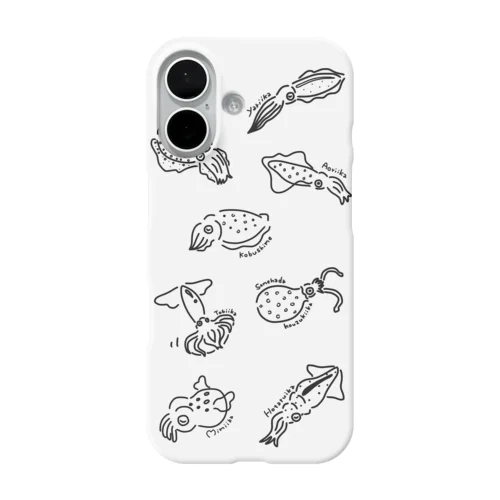 いかちゃん大集合 iPhone Smartphone Case