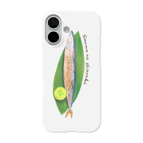 サンマの塩焼き iPhone Smartphone Case
