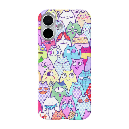 ねこねこねこ iPhone Smartphone Case