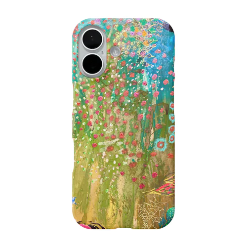 色の海 iPhone Smartphone Case