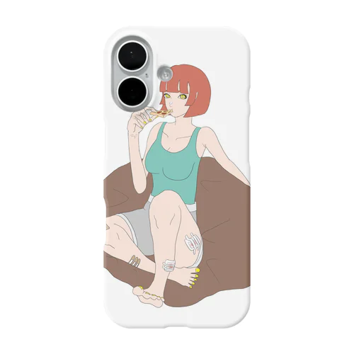 ピザうめぇ〜^_^ iPhone Smartphone Case