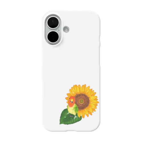 【コザクラインコ】枠なし夏のバイキングオピーチョ iPhone Smartphone Case