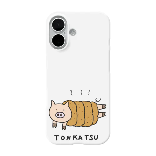 豚ちゃん、トンカツになる iPhone Smartphone Case