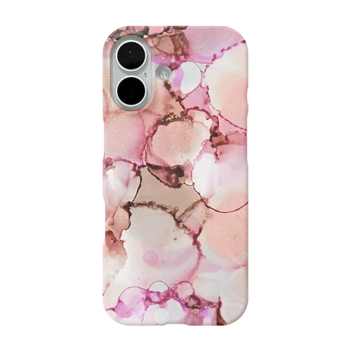 アルコールインクアート【恋色】 iPhone Smartphone Case