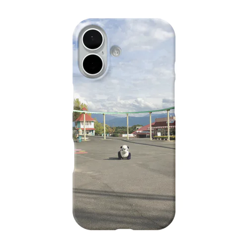 遊園地　あの日のパンダカー iPhone Smartphone Case