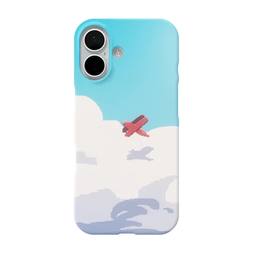 送料込「上空」 iPhone Smartphone Case