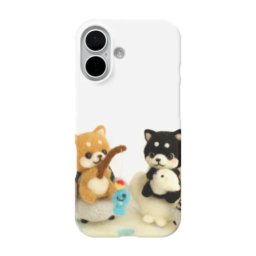 まめしば釣り iPhone Smartphone Case