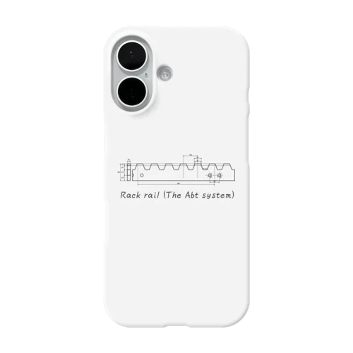 ラックレール図面（黒） iPhone Smartphone Case