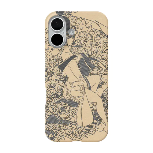 龍上観音 iPhone Smartphone Case