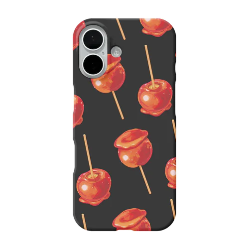林檎飴[黒] iPhone Smartphone Case