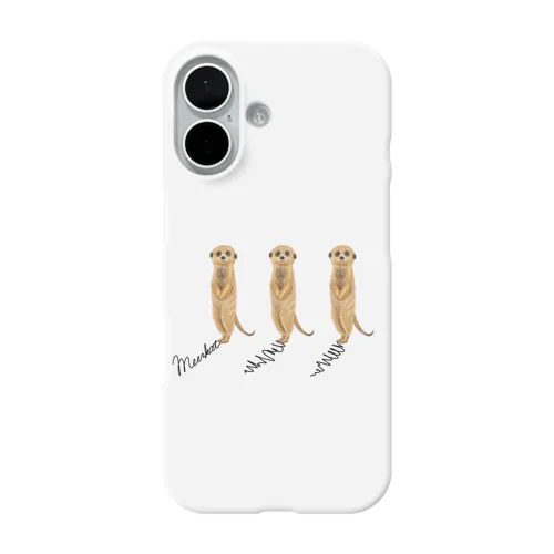 もじもじミーアキャッツ iPhone Smartphone Case