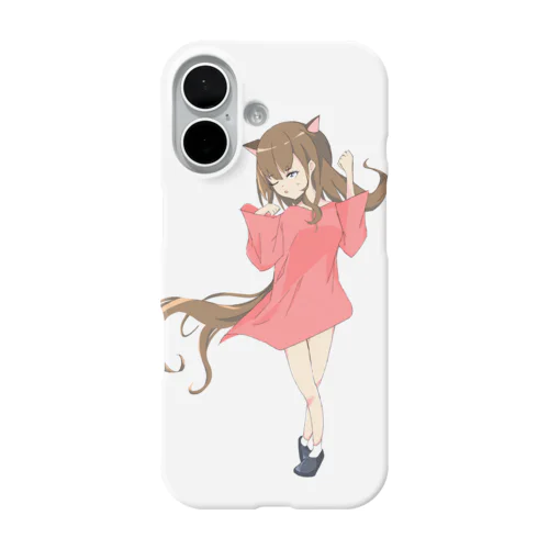 猫耳女の子 iPhone Smartphone Case