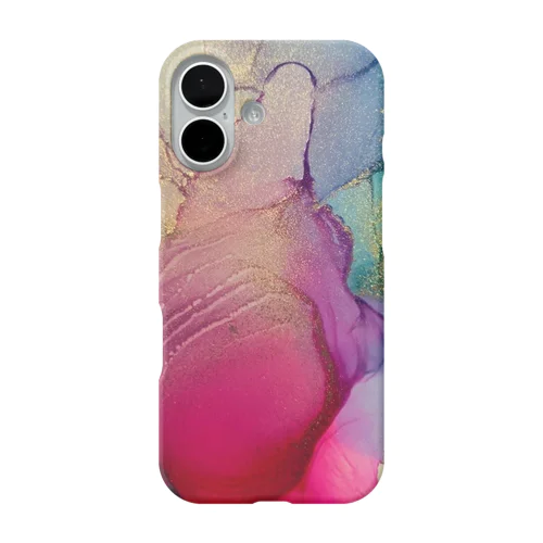 Alcohol ink Art Design Session. iPhone Smartphone Case