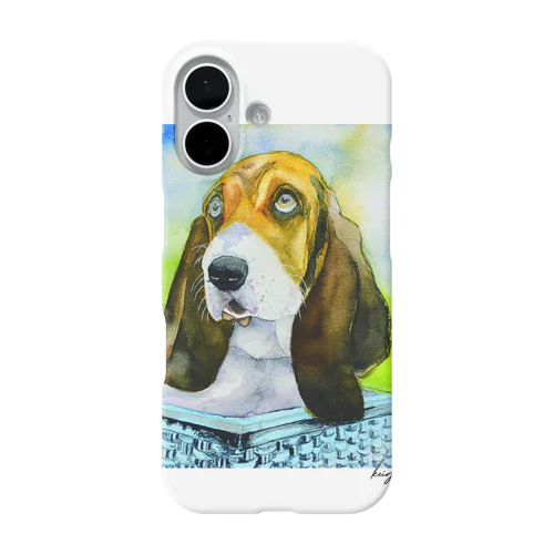 わんちゃん（バセットハウンド） iPhone Smartphone Case