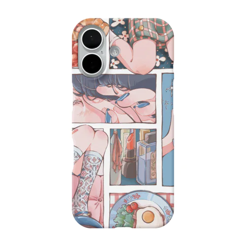 コバルトブルー iPhone Smartphone Case