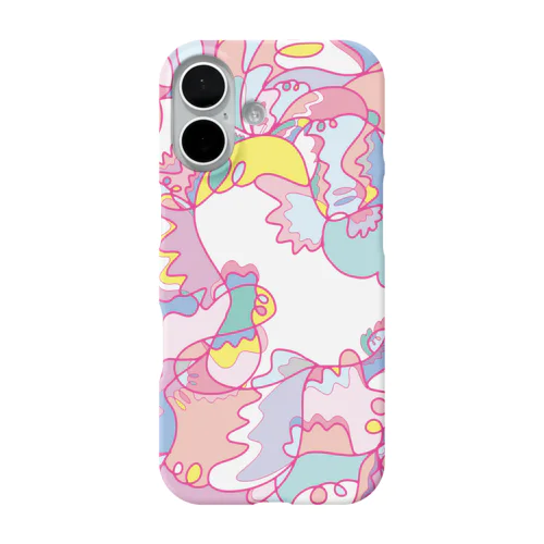 いろんなおばけたち（ゆめかわver） iPhone Smartphone Case