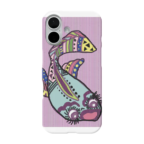 魚かなサカナ iPhone Smartphone Case
