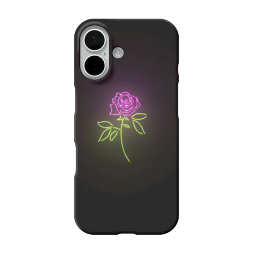 Neon Rose iPhone Smartphone Case