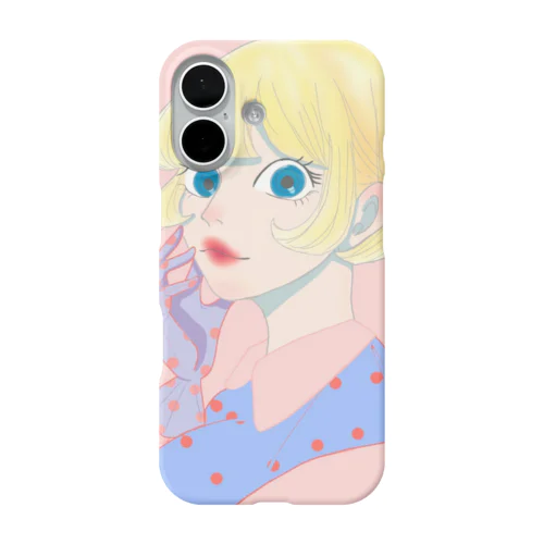 金髪碧眼美少女 iPhone Smartphone Case